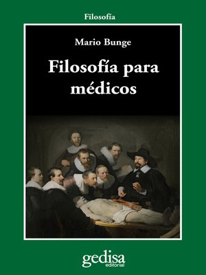 cover image of Filosofía para médicos